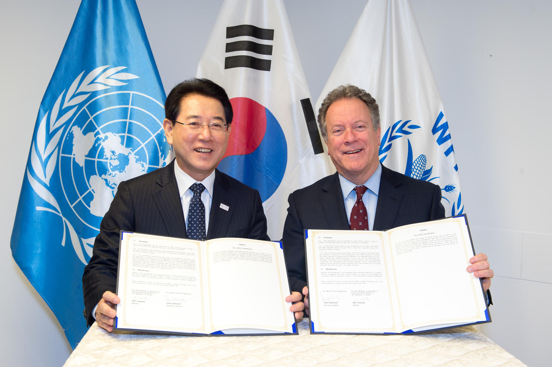From recipient to donor: Republic of Korea makes its largest ever contribution to WFP