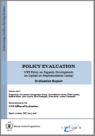 Evaluation of the WFP Policy on Capacity Development (2009)