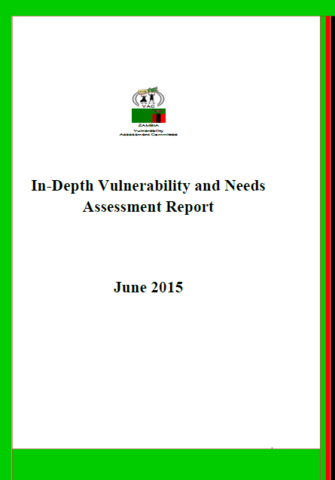 Zambia - In-Depth Vulnerability and Needs Assessment, June 2015