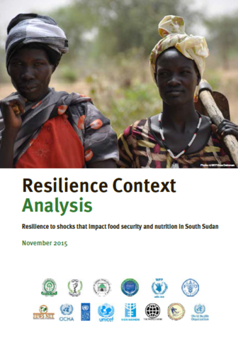 South Sudan - Resilience Context Analysis: Resilience to Shocks that Impact Food Security and Nutrition, November 2015