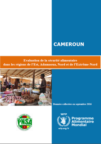 Cameroon - Evaluation de la sécurité alimentaire dans les régions de l'Est, Adamaoua, Nord et de l'Extrême-Nord, September 2016