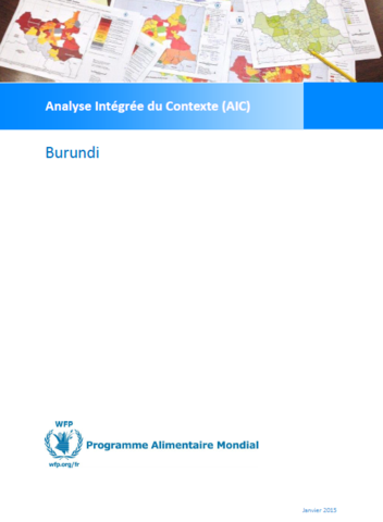 Burundi - Analyse Intégrée du Contexte (AIC), Janvier 2015