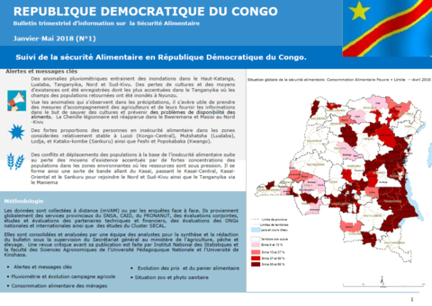 République Démocratique du Congo - Bulletin trimestriel d’information sur la Sécurité Alimentaire