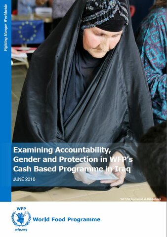 Examining Accountability, Gender and Protection in WFP’s Cash Based Programme in Iraq