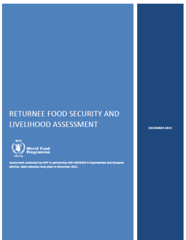 Rwanda - Returnee Food Security and Livelihood Assessment, December 2015