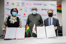 Japan and WFP support public-private partnership for improved health and nutrition in Ghana
