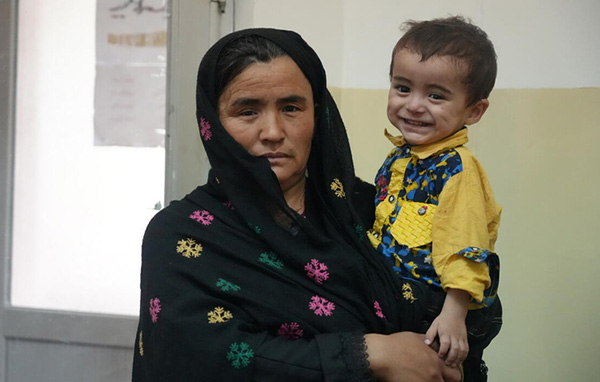 Rabia and Ali at the Indira Gandhi Children Hospital