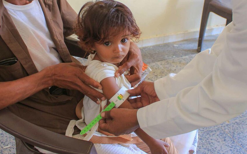 WFP nutrition support to children and parents in Yemen