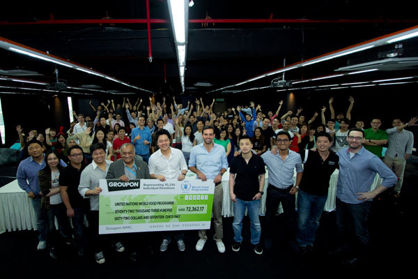 Groupon In Asia-Pacific Region Raises Over USD72,000 For The World Food Programme To Provide School Meals For Girls In Asia