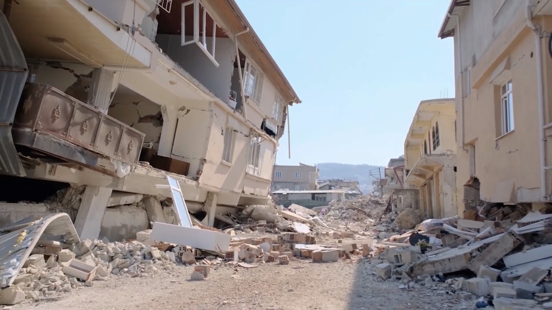 Centre of Antakya, Türkiye, devastated by the earthquake