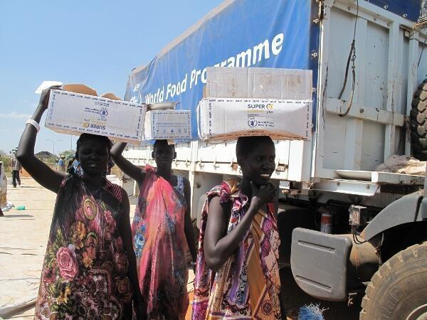 WFP Provides Food For South Sudanese Displaced By Current Conflict
