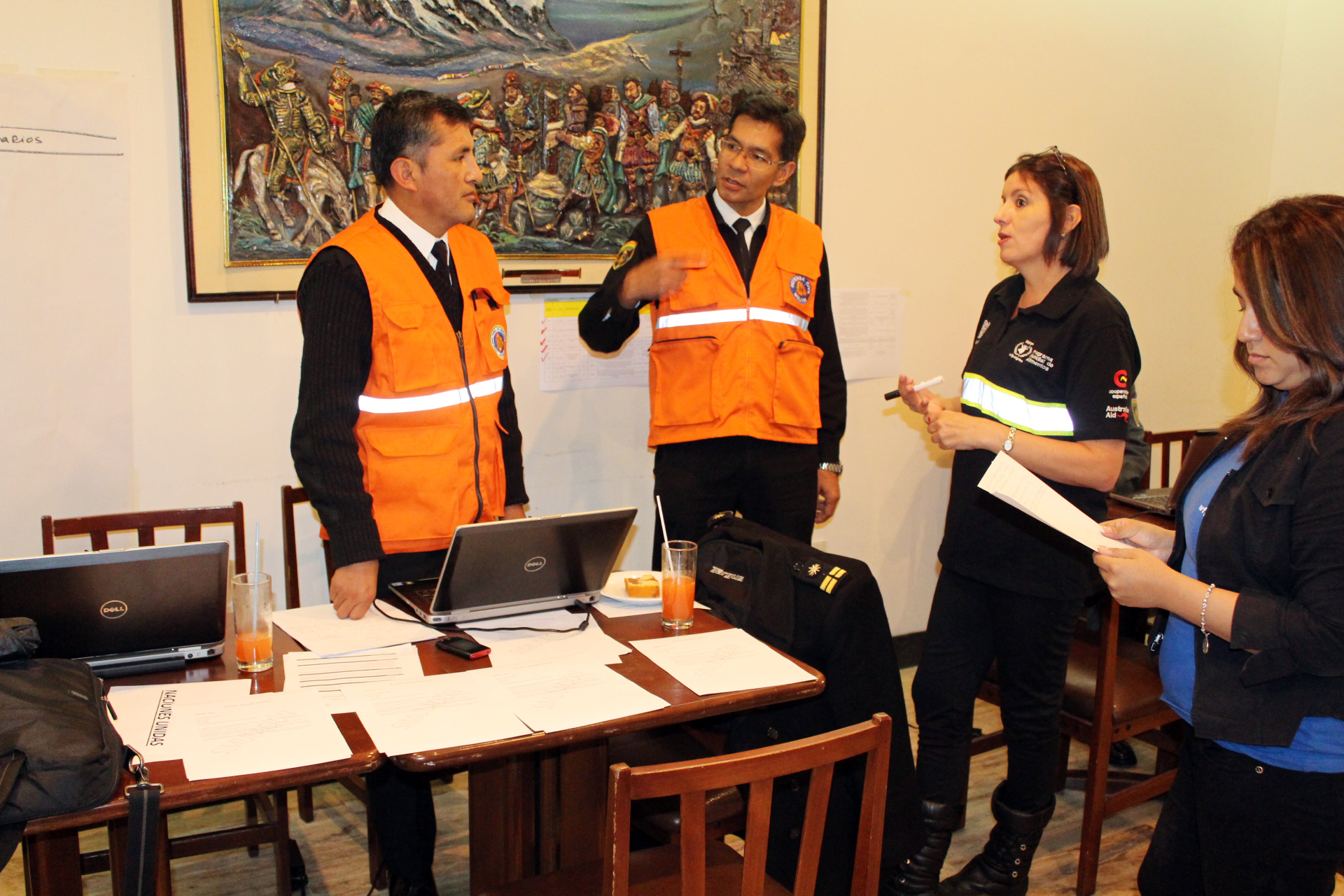 WFP and Bolivia Conduct an Emergency Simulation