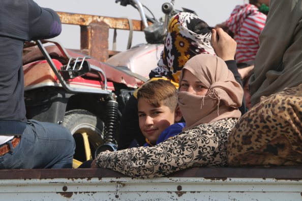 Photo: WFP\Alan Ali, hostilities in northeast Syria is leading tens of thousands of people to flee their homes.