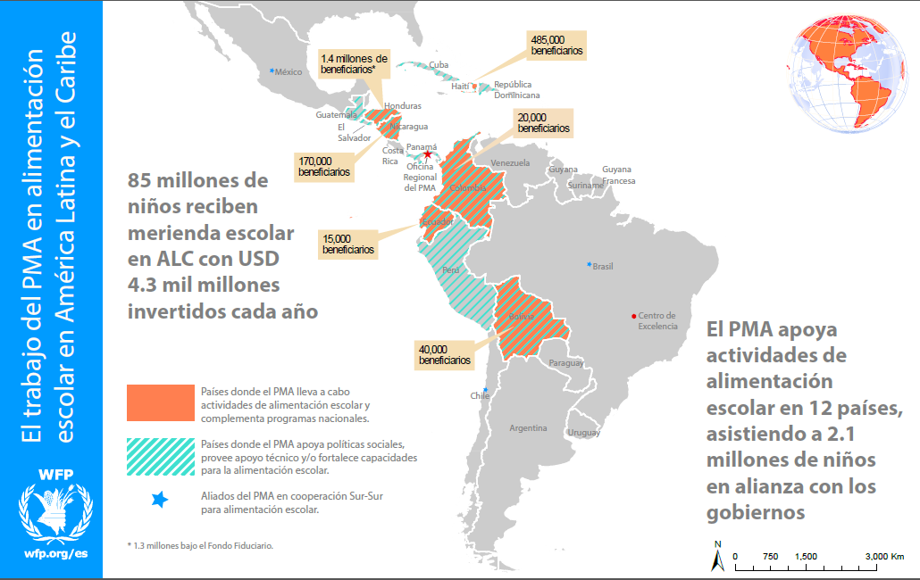 85 Million Children Receive School Meals in Latin America and the Caribbean