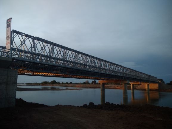 New EU-funded bridge in Warrap State, South Sudan. Photo: WFP/ Espionola Caribe