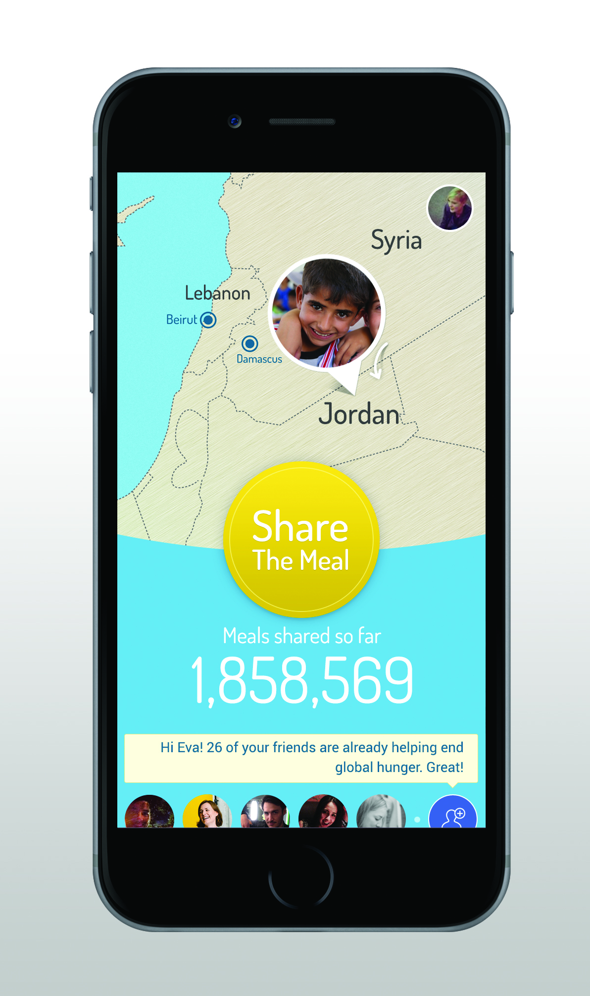 WFP Launches Free App For Smartphone Users To Help Feed Syrian Refugee Children