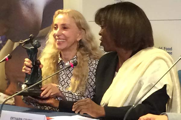 Editor-In-Chief Of Vogue Italia Franca Sozzani Named WFP Ambassador Against Hunger