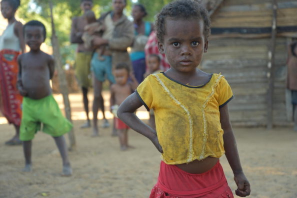 Photo: WFP/Krystyna Kovalenko, a child living in the Sihanamaro Commune, one of epicentres of food security crisis in the Grand Sud of Madagascar.