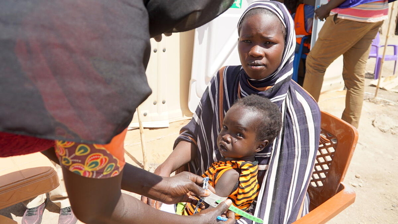 WFP/Peter Louis. Thousands of people have crossed into South Sudan as they flee ongoing conflict in Sudan. WFP is on the ground and supporting the new arrivals, but this additional response is putting pressure on an already severely underfunded operation.