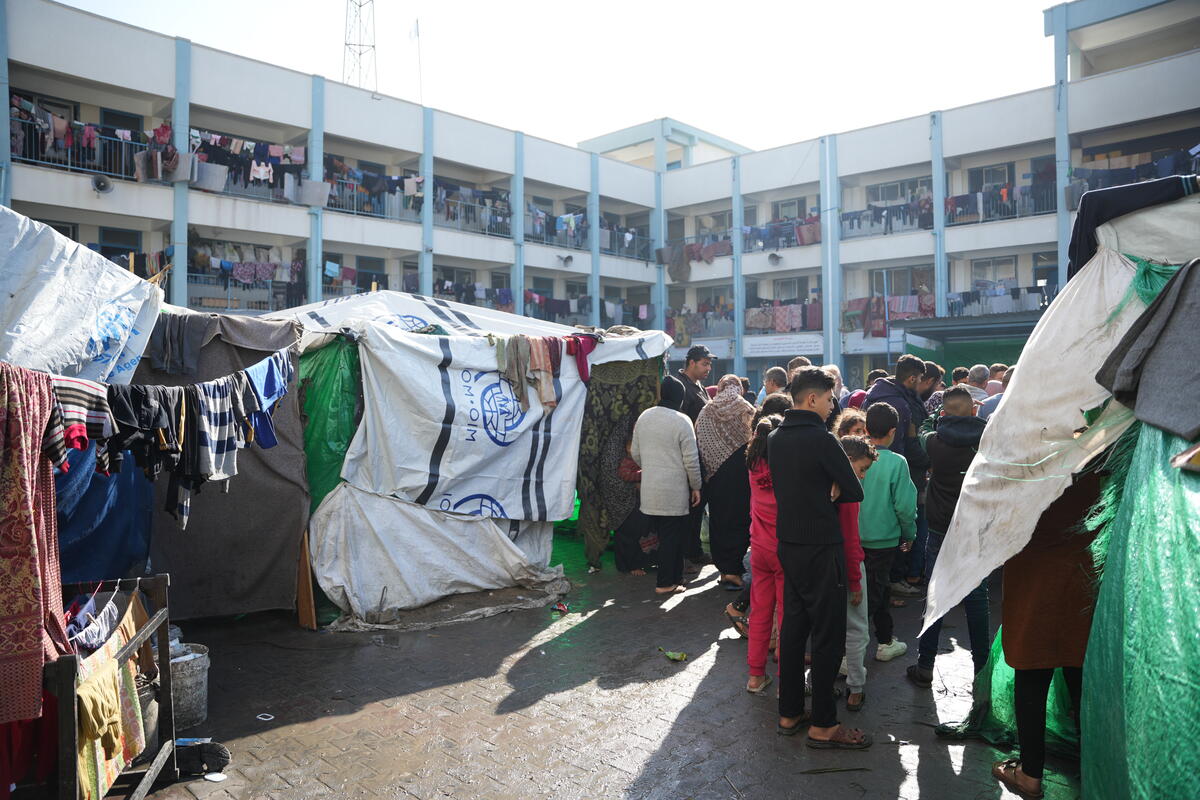 Displaced people WFP/Arete/Abood al Sayd