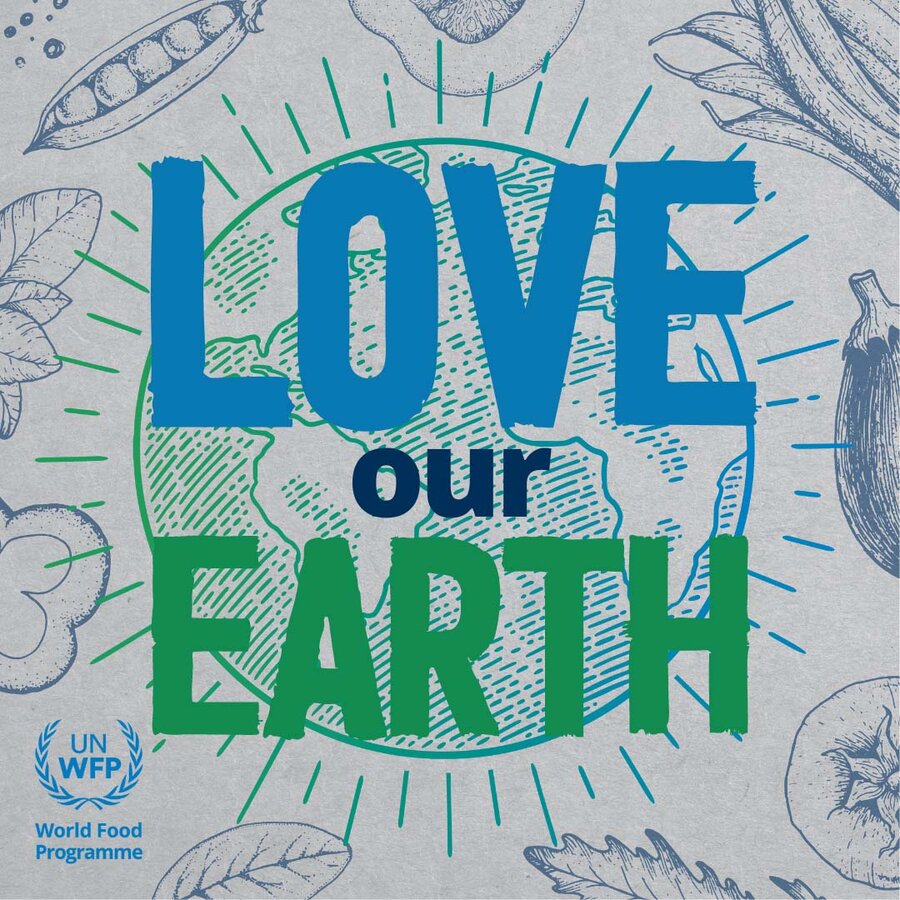 UNWFP Social Media graphic Love Earth