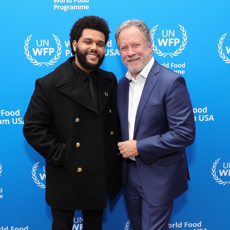 Abel Tesyafe, The Weekend together with David Beasley, WFP's Executive Director