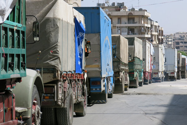 World Food Programme Provides Food To Syrians Fleeing Aleppo Fighting