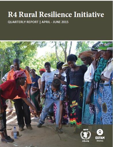 R4 Rural Resilience Initiative: Quarterly report | April - June 2015