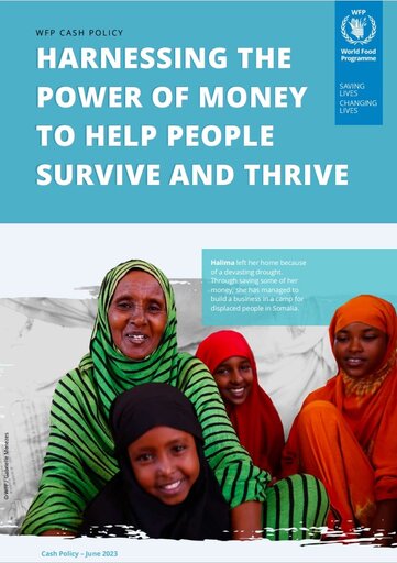 WFP Cash Policy : Harnessing the Power of Money to Help People ...
