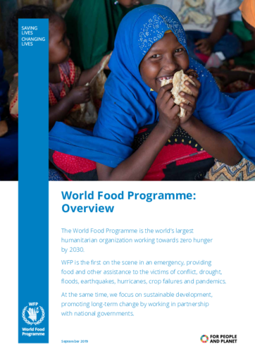 2019 - World Food Programme: Overview 