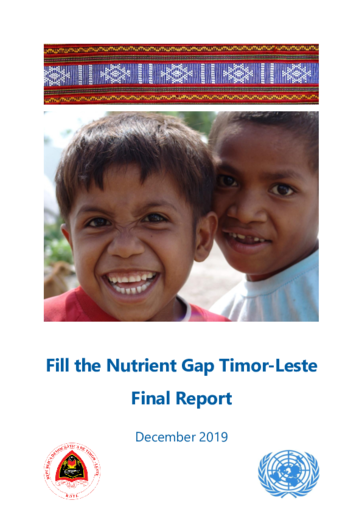 Fill the Nutrient Gap - Timor-Leste
