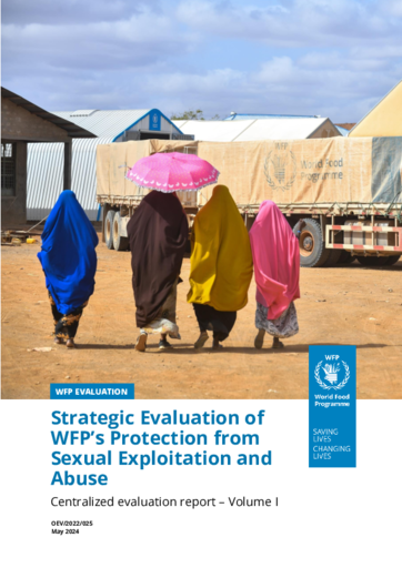 Strategic Evaluation of WFP's Protection from Sexual Exploitation and Abuse