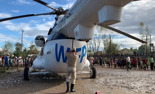 WFP News Footage Shows Airlifts to Flooded Nhamatanda District in Mozambique (For the Media)