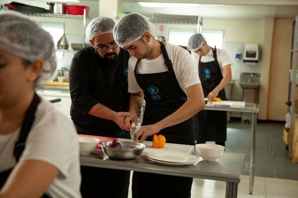 men cooking