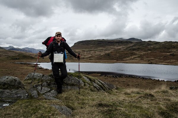 Man hiking