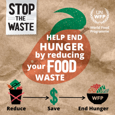 help end hunger by reducing food waste