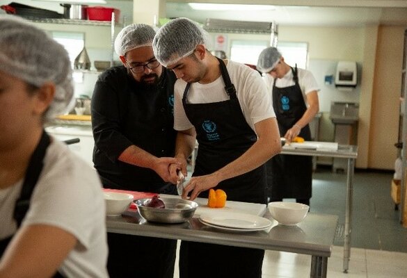 men cooking