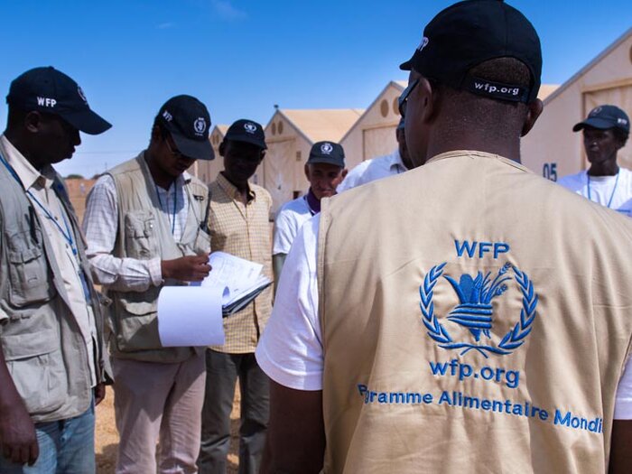 Group of WFP staff in a meeting