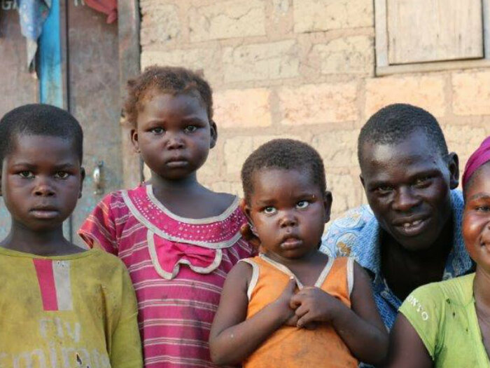 Family of 7 in Central African Republic