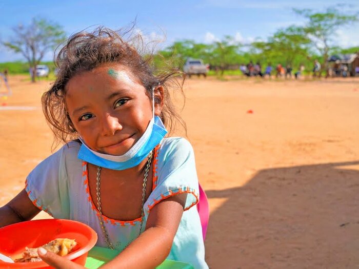 Indigenous child in La Guajira, Colombia