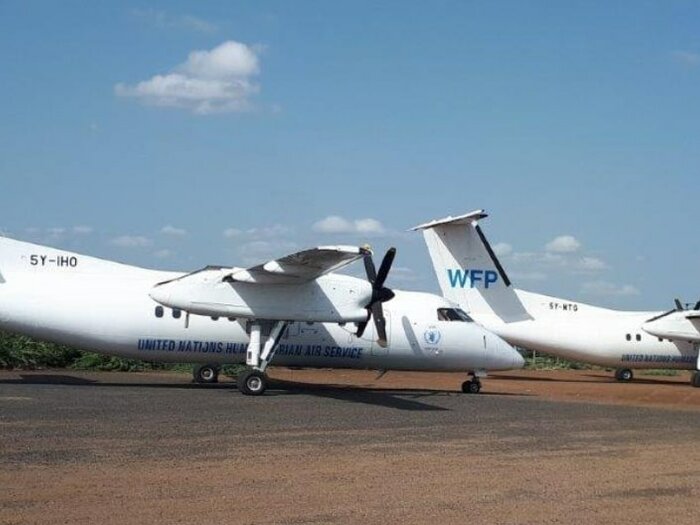 WFP-managed UN Humanitarian Air Service transporting relief supplies and staff to countries in need
