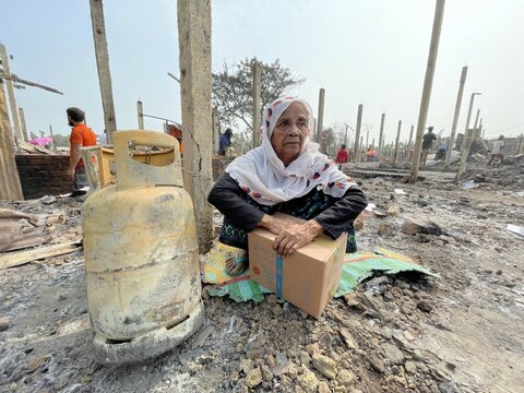 After the fire: WFP assists Rohingya refugees in Bangladesh