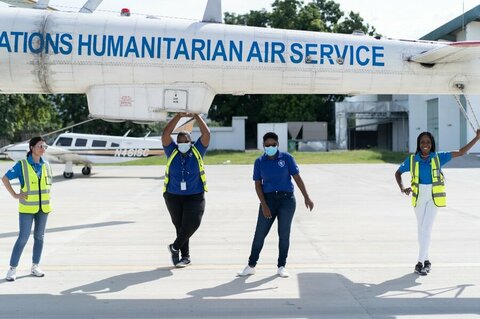 Meet the four women behind WFP’s humanitarian helicopter in Haiti