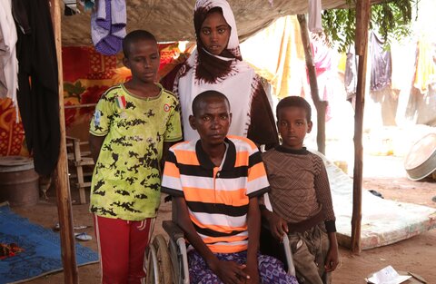 Home remains a distant place for a disabled Somali refugee in Kenya 