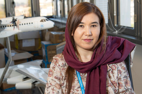 Why a job with WFP is a different plane for one UN worker from Afghanistan