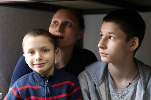 Family displaced by war in Ukraine: ‘We left everything and just ran for our lives’