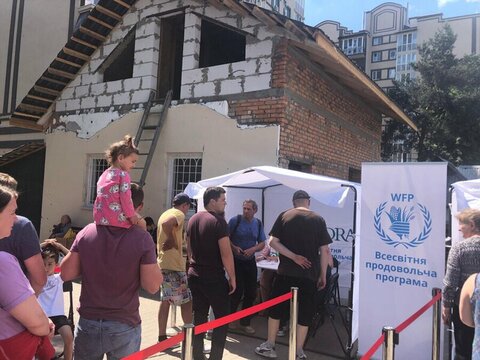 EU support bolsters WFP’s response in Ukraine