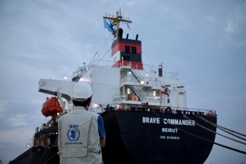 Bulk carrier sets off from Ukraine with grain for WFP in first since start of war