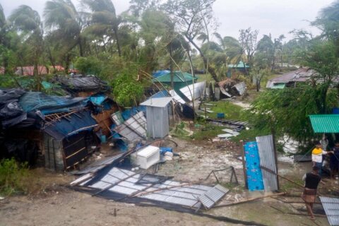 Cyclone Mocha survivors face new perils: monsoon season and shrinking funds