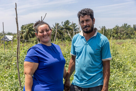 A piece of blue sky: How WFP Hurricane Lisa recovery cash boosts farmers in Belize